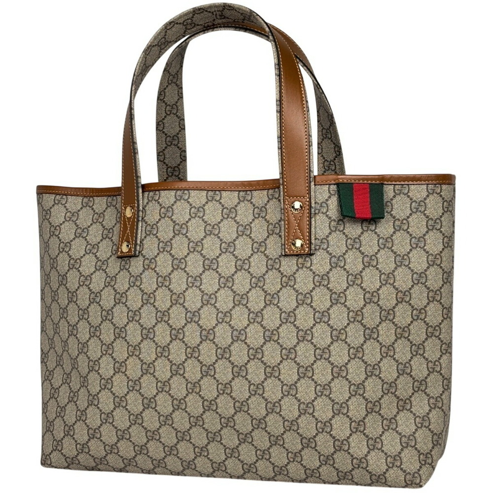 Gucci GG tote bag Sherry web canvas beige brown